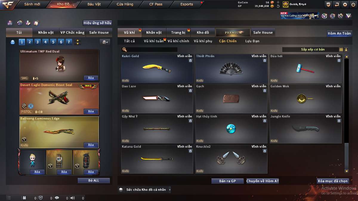 shop acc cf uy tin gia re